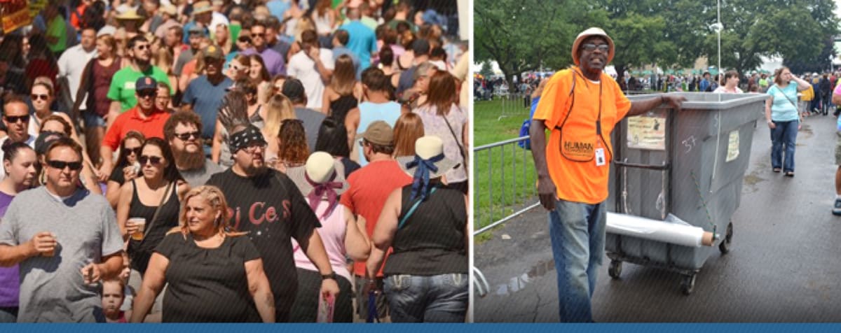 Human Technologies creates a clean and safe environment at the Great New York State Fair!